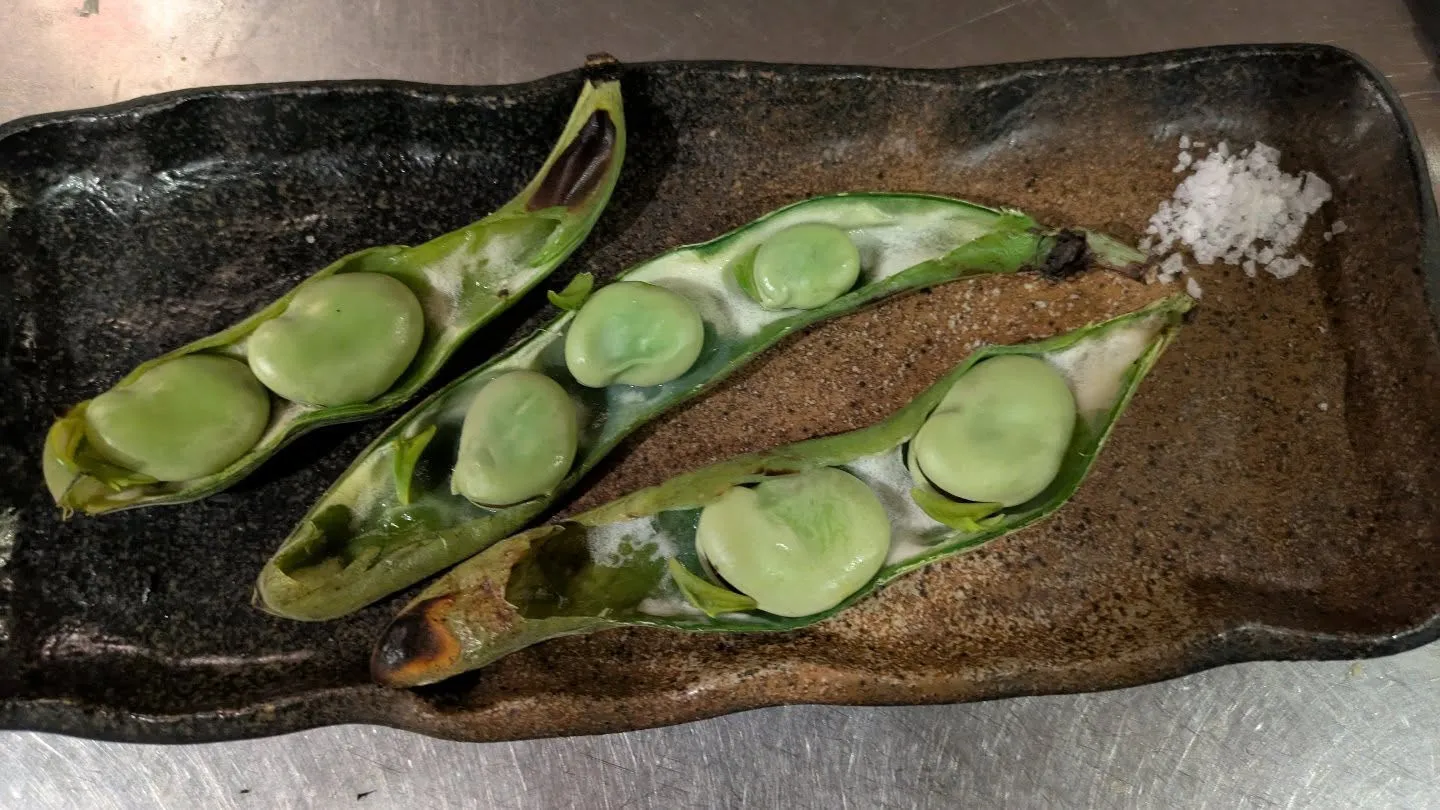 今が旬!!【焼きそら豆】