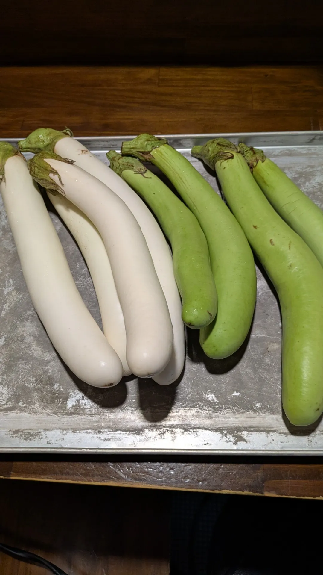 白茄子、翡翠茄子